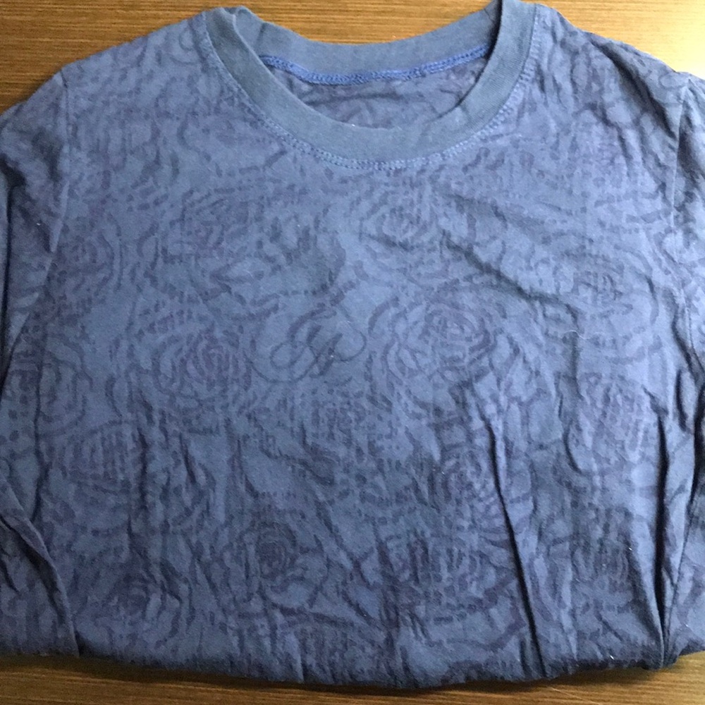 Grey’s Anatomy Long Sleeve Burnout T Scrubs S Navy